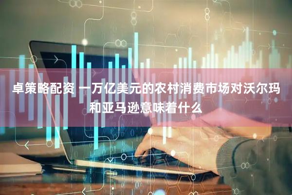 卓策略配资 一万亿美元的农村消费市场对沃尔玛和亚马逊意味着什么
