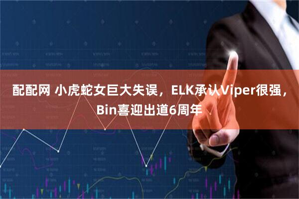 配配网 小虎蛇女巨大失误，ELK承认Viper很强，Bin喜迎出道6周年